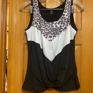 Emery Rose Tank Top! Cheetah, White, and Black